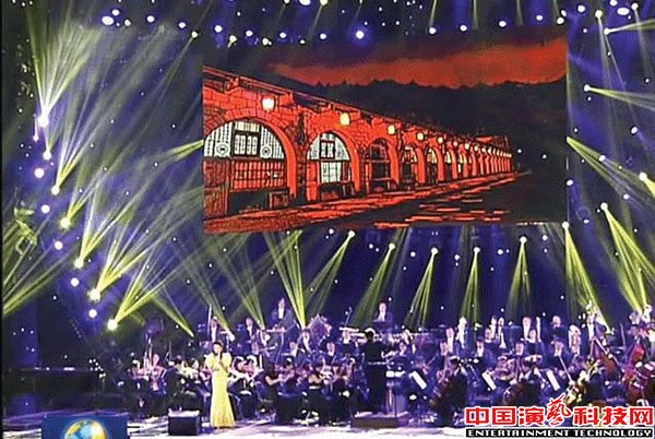 TV variety show lighting design LED large screen of the choreography effect
