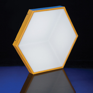 LED Naked eye 3D honeycomb lights