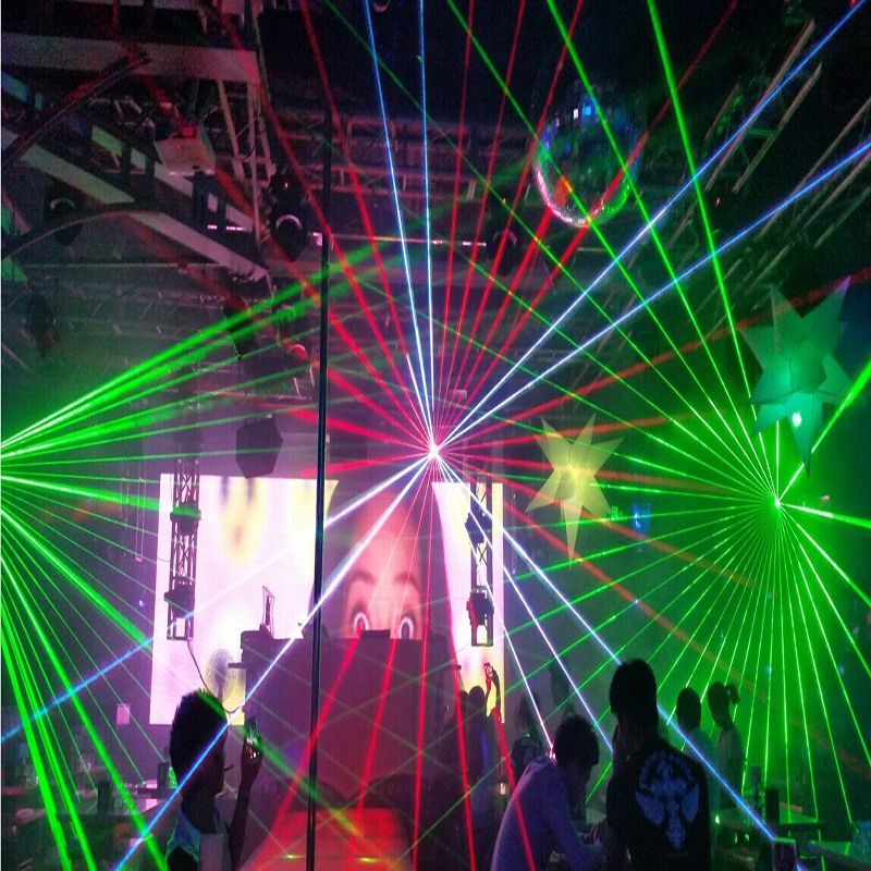 SD full color galvanometer laser light