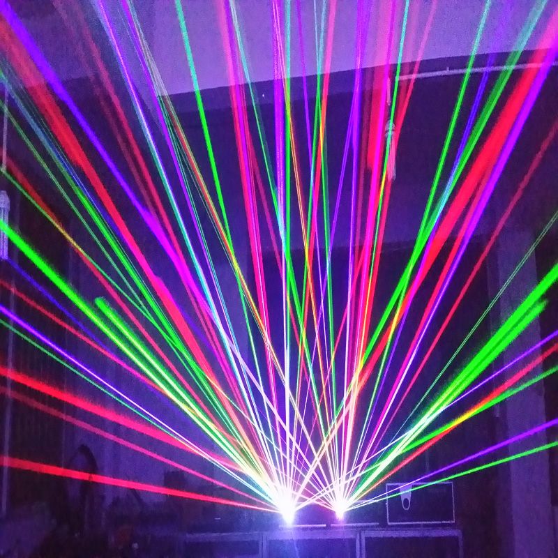 SD full color galvanometer laser light