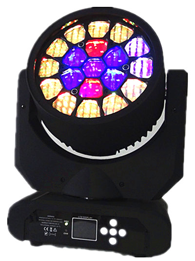 19X12W LED小蜜蜂眼摇头灯效果图