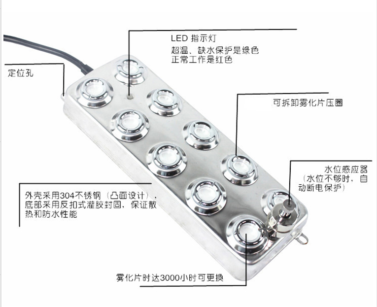 水雾屏/雾幕机内部结构分析效果图