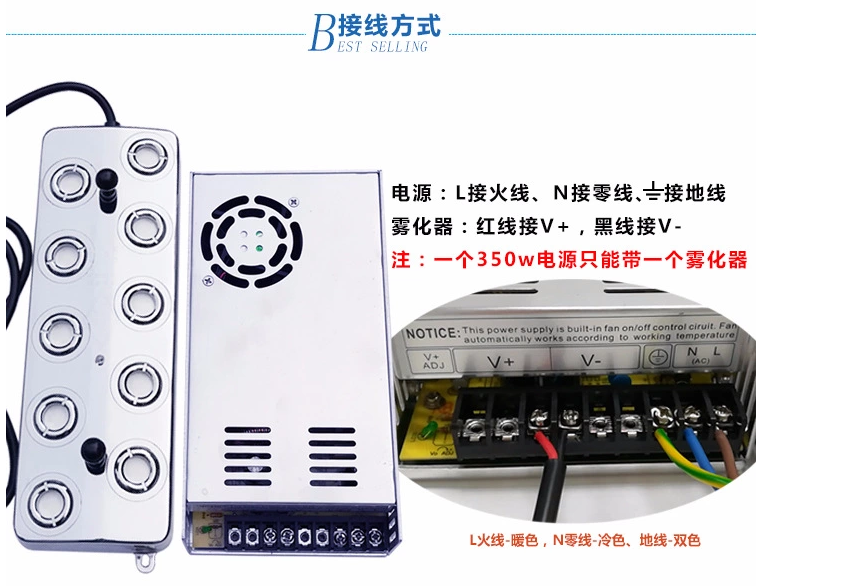 解读雾屏重要部件超声波雾化器效果图