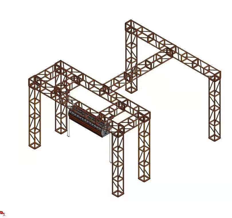 3D全息雾幕机/雾屏/水雾帘安装调试示意图效果图